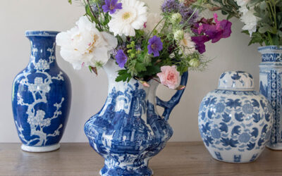 SOLD – Large Blue & White Jug