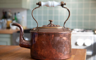 Large Antique Copper Kettle – £65