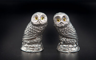 Silver Owl Salt & Pepper Set – £165