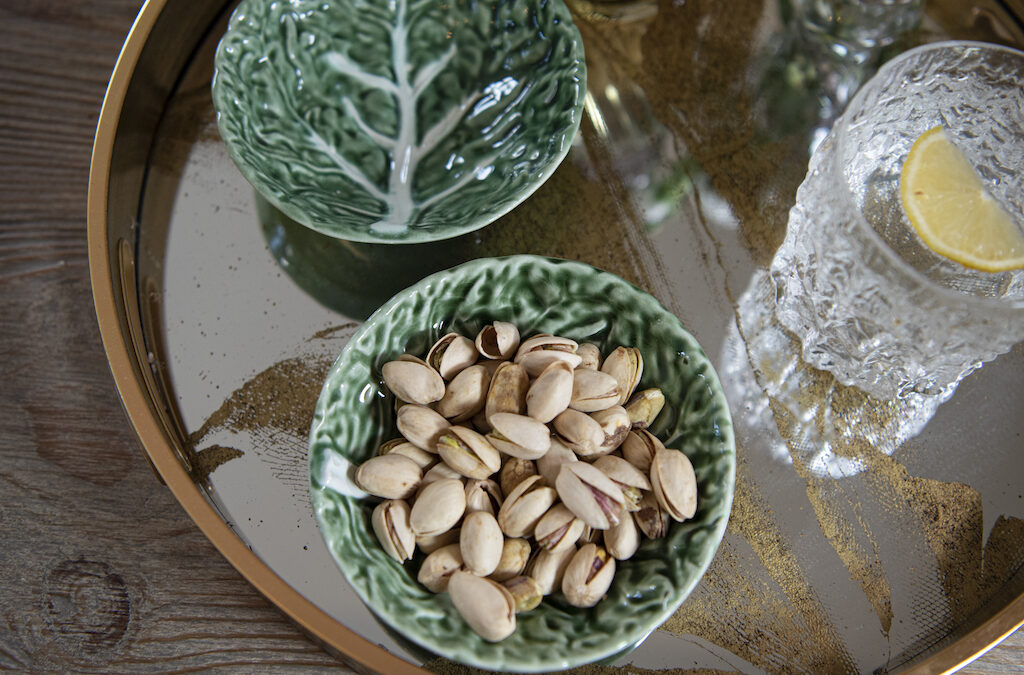 SOLD Pair of Cabbage Leaf Bowls