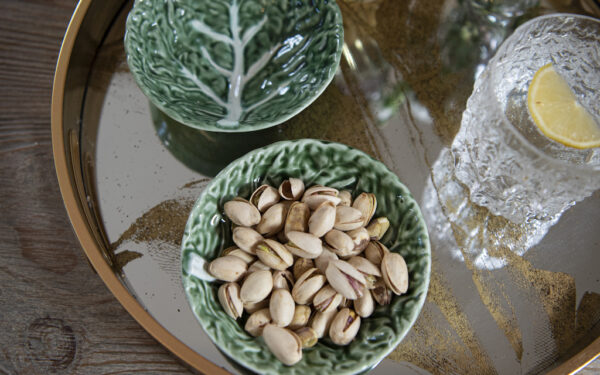 SOLD Pair of Cabbage Leaf Bowls