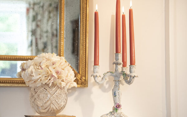 SOLD – Porcelain Candelabra