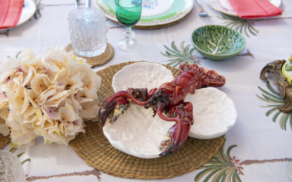 SOLD – Vintage Lobster Crudite Dish