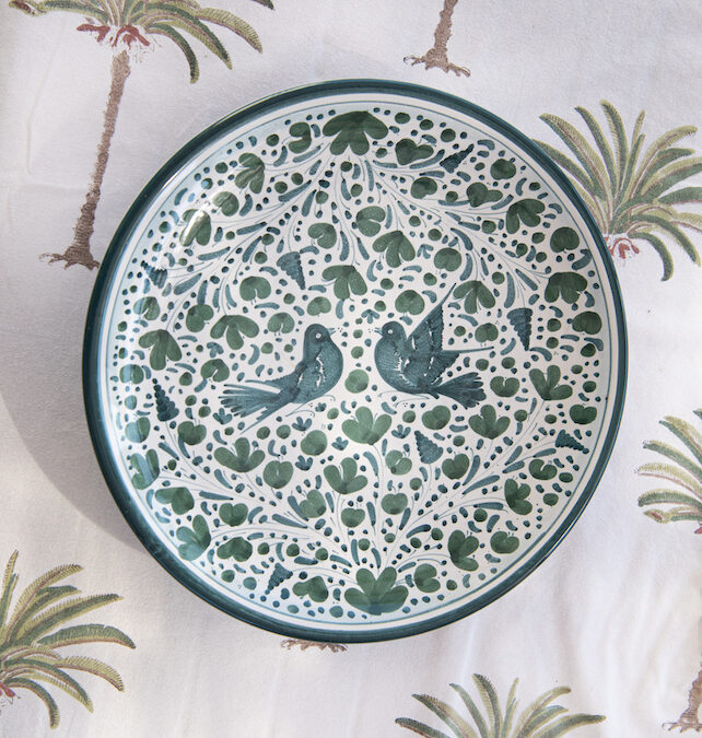 SOLD – Handpainted ‘Love Bird’ Plate