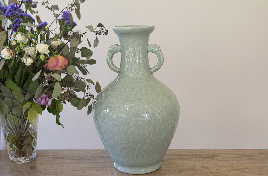 Large Celadon Vase – £225