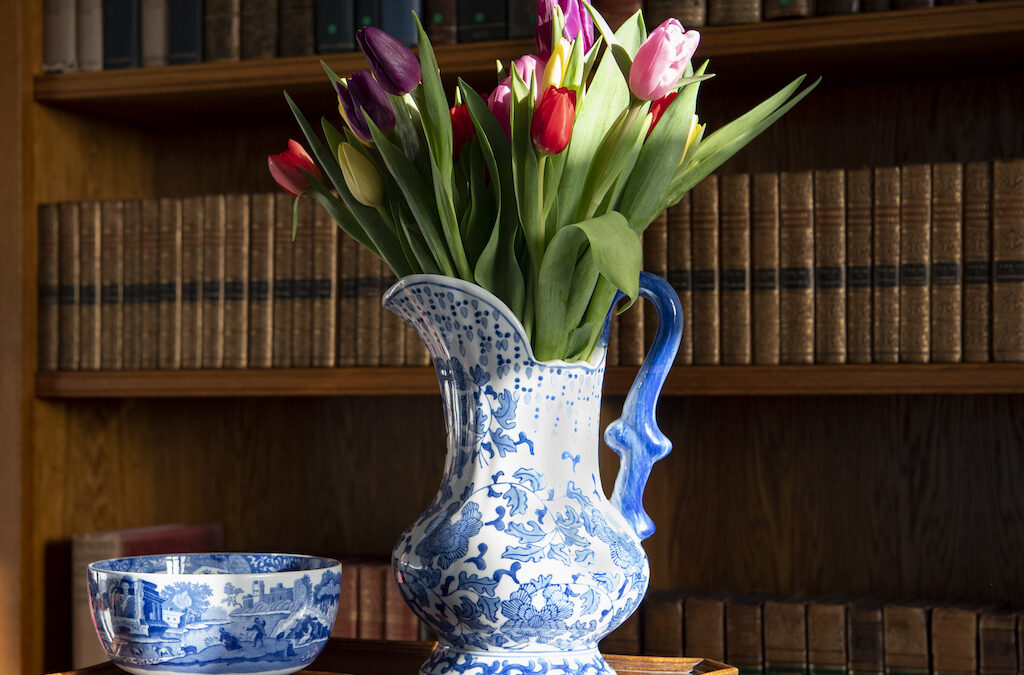 SOLD – Large Blue & White Jug