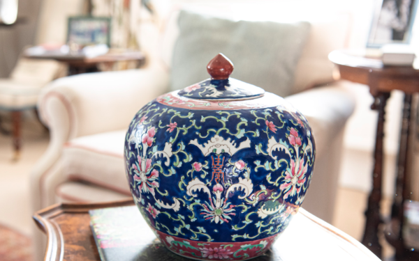 Floral Ginger Jar – £95