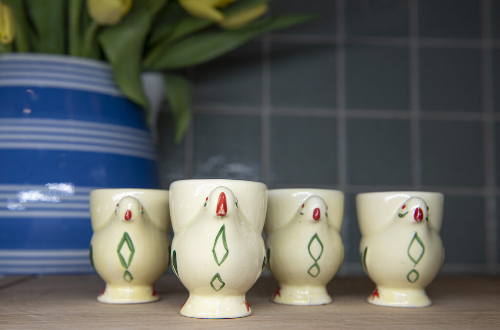 Four Chicken Egg Cups – £22