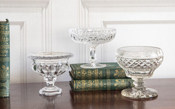 Glass Pedestal Bowls – £22 – £38