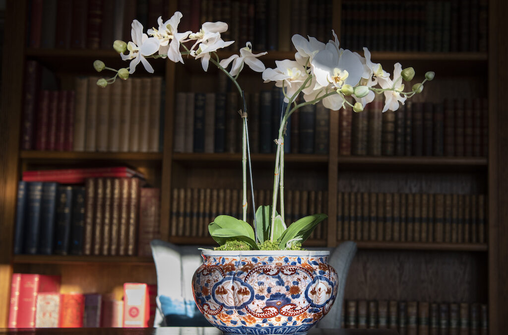 SOLD – Lobed Imari Planter