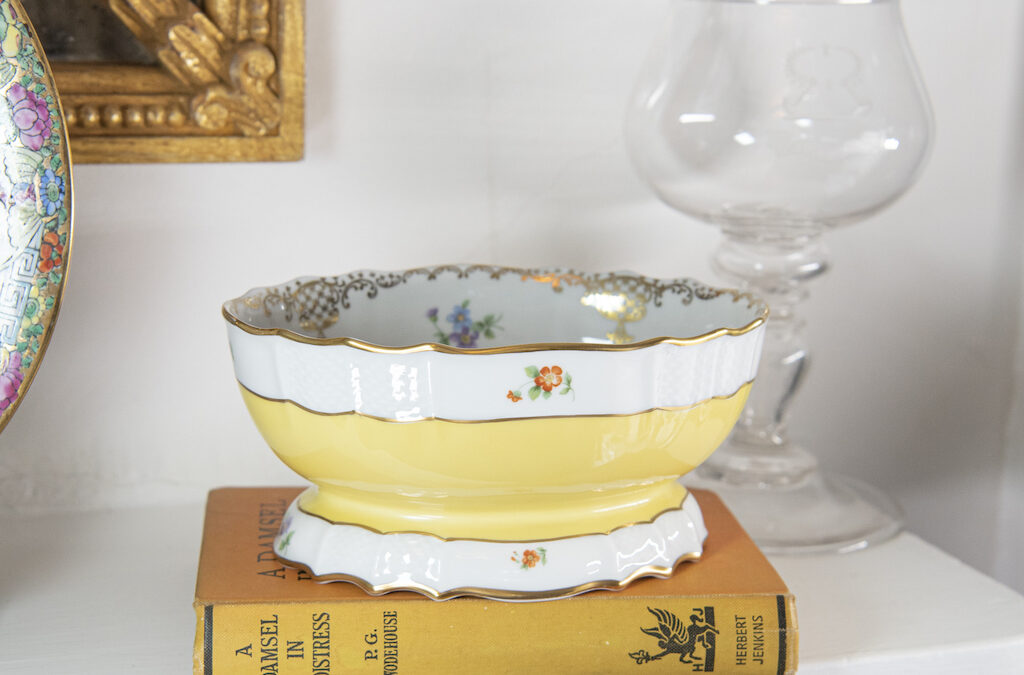 SOLD – Oval Porcelain Bowl