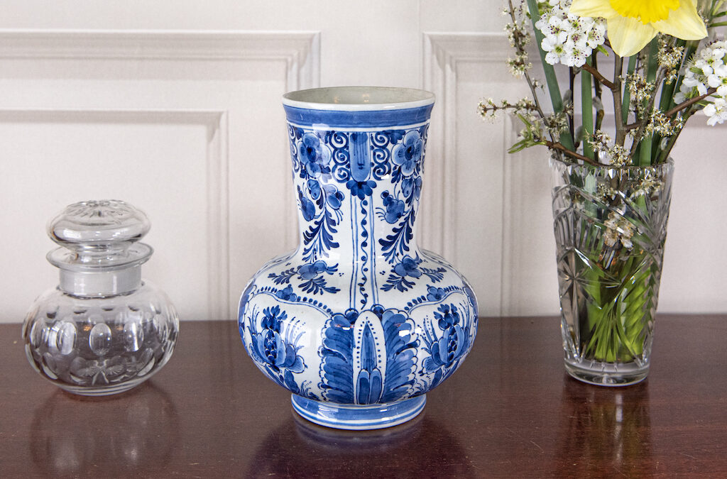 Vintage Dutch Hand Painted Vase – £88