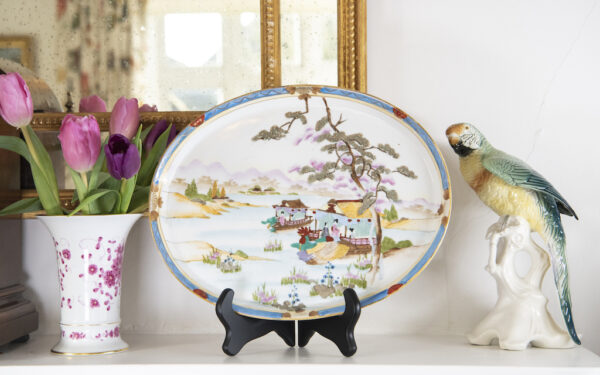 Handpainted Oval Plate – £35