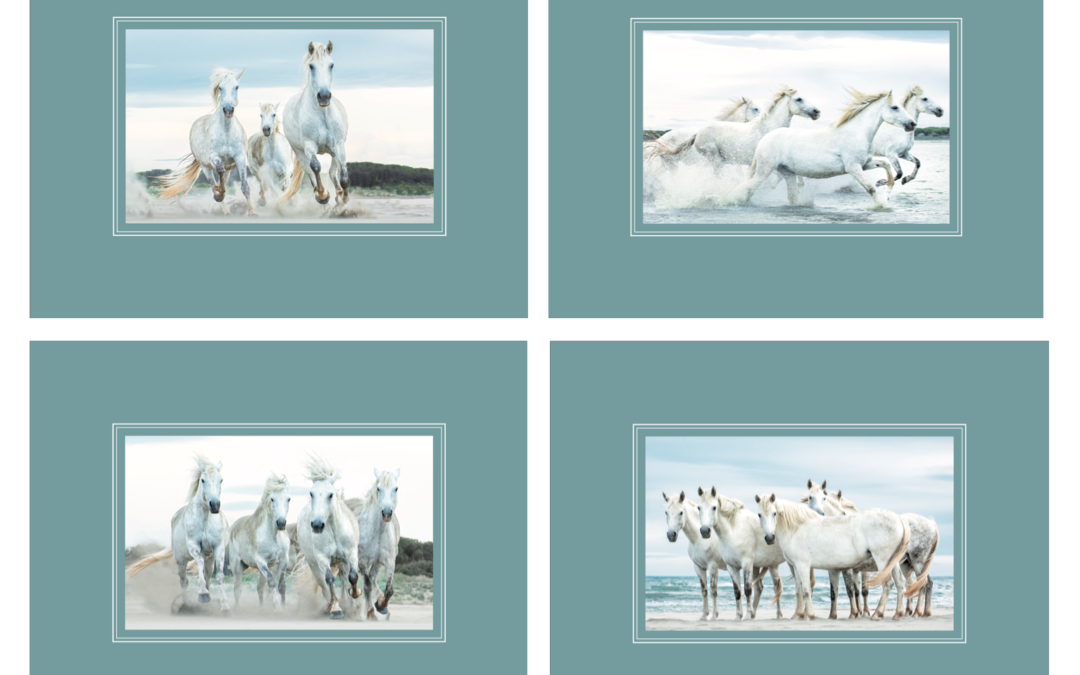 White Horses Large Placemats – £28.50