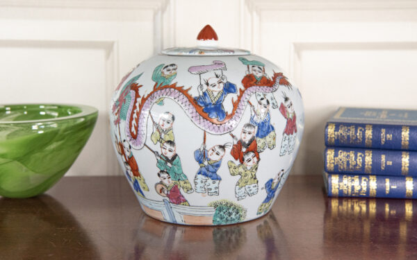 Round Chinese Ginger Jar – £70