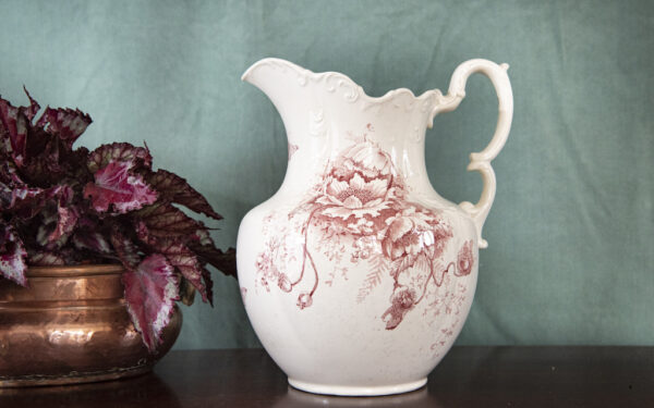 Large Pitcher with Pink Flowers – £85