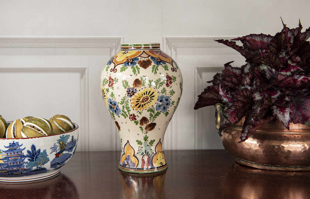 Delft Autumn Colours Vase – £48