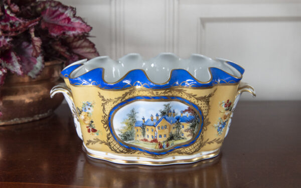 Oval Porcelain Hand Painted Bowl – £295