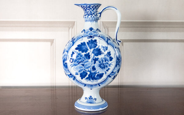 Delft Tall Floral Jug – £75