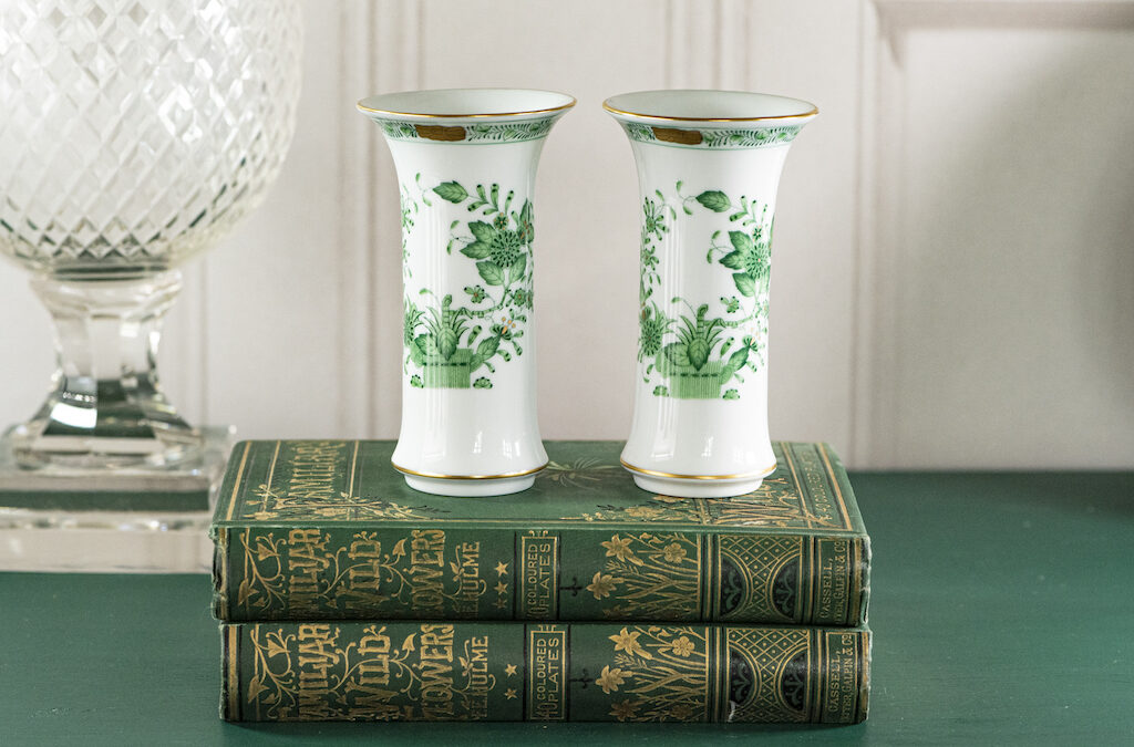 SOLD – Pair of Herend Vases