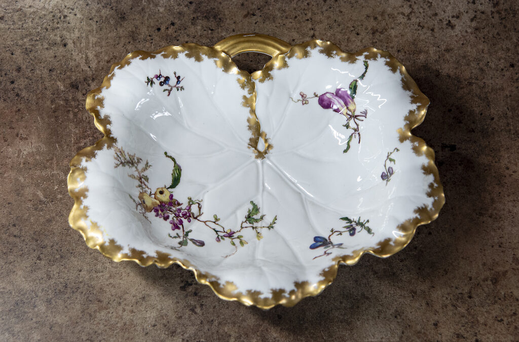 SOLD – Antique Handpainted Limoges Dish