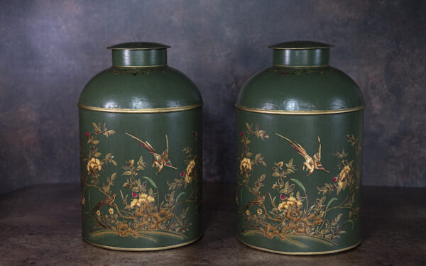 Pair of Toleware Tins – £265