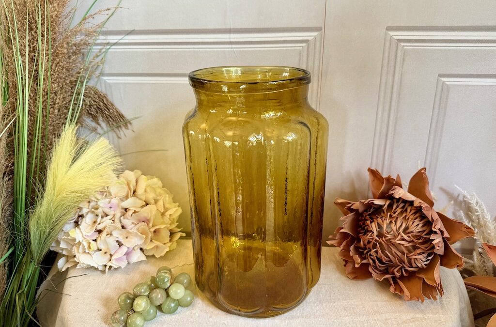 Amber Glass Hungarian Pickling Jar – £90