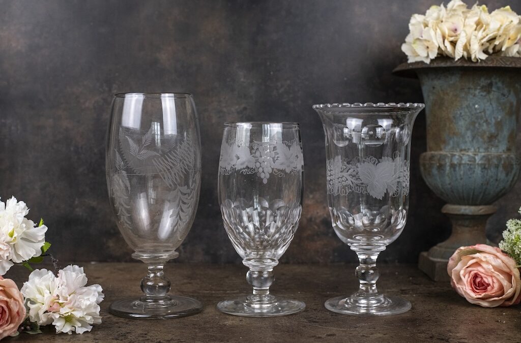 Antique Celery Vases – £60 – £85