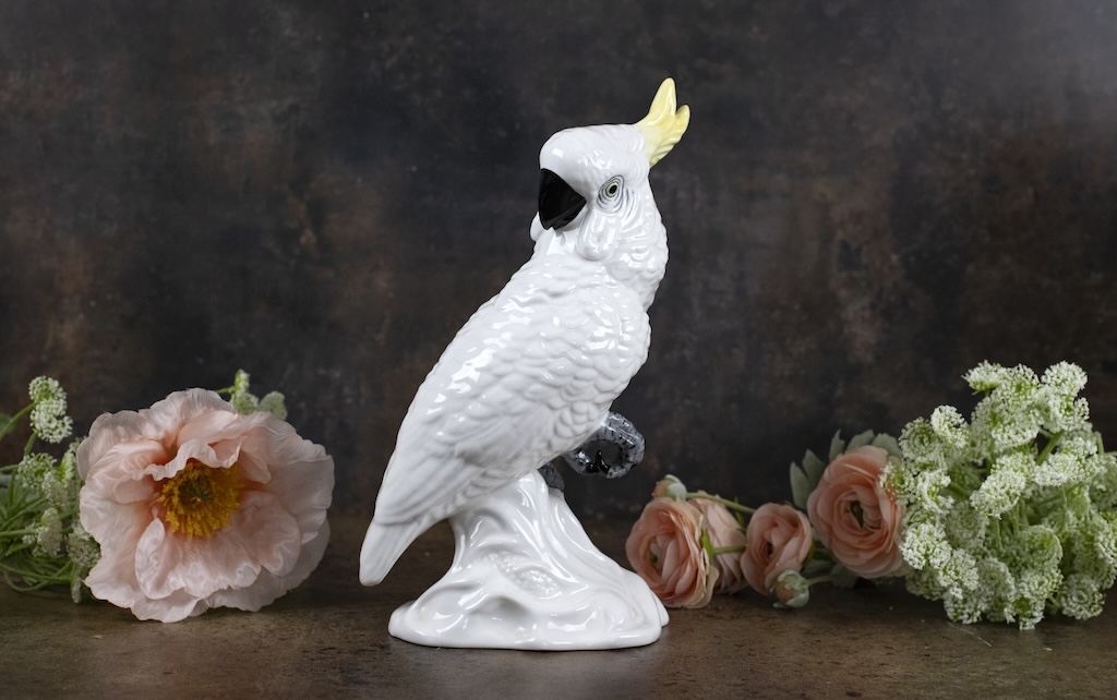 Crown Staffordshire Cockatoo –  £215