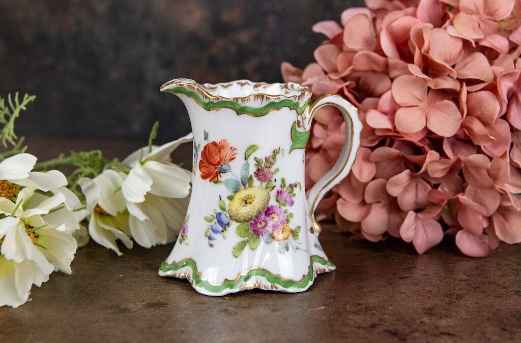 Dresden Floral Jug – £46