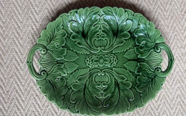 Green Majolica Platter – £65