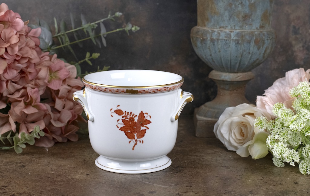 Herend Orange Apponyi Cachepot – £145