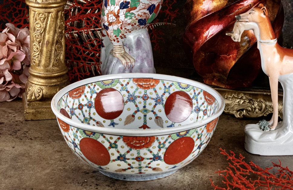 Antique Japanese Meiji Period Imari Bowl – £195