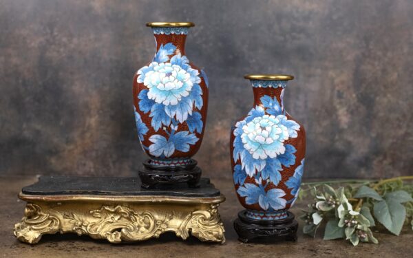 Pair of Chinese Cloisonné vases – £64