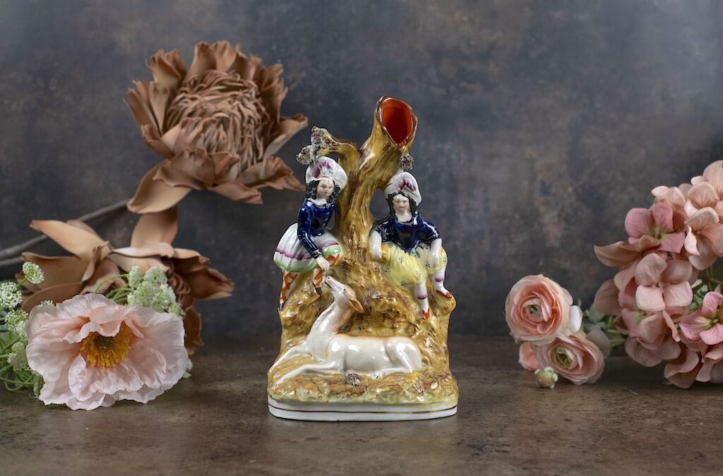 Antique Staffordshire Flatback – £80