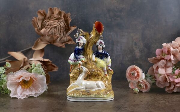 Antique Staffordshire Flatback – £80