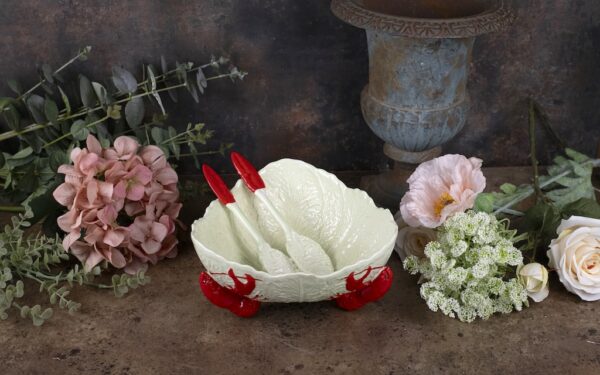 Lobster Foot Salad Bowl with Servers – £165