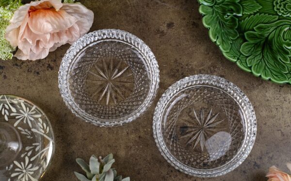 Cut Crystal Dishes – £62