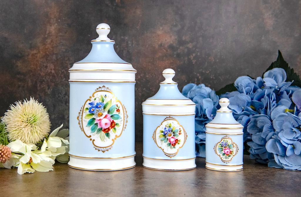 Set of three Apothecary Jars – £85